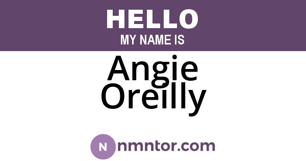 Angie Oreilly
