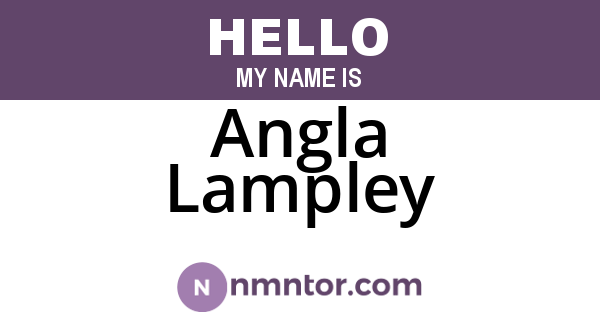 Angla Lampley