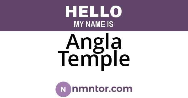 Angla Temple