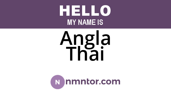 Angla Thai