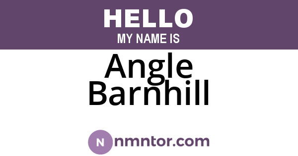 Angle Barnhill
