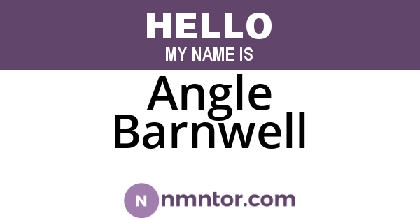 Angle Barnwell