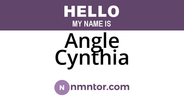 Angle Cynthia