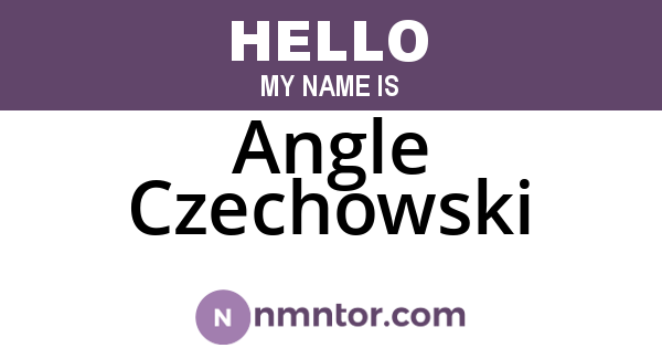 Angle Czechowski