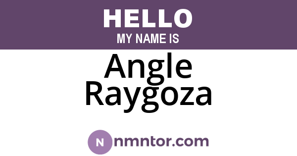 Angle Raygoza