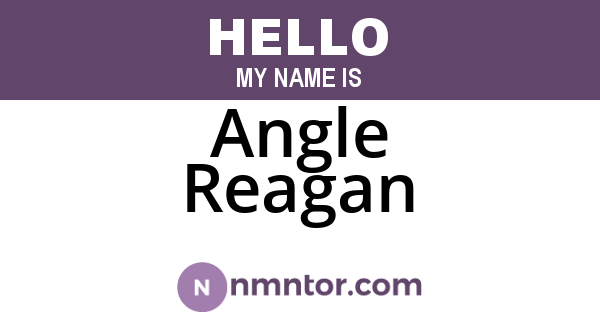 Angle Reagan