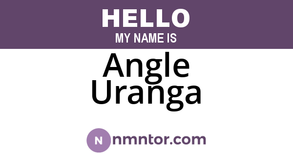Angle Uranga