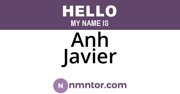 Anh Javier