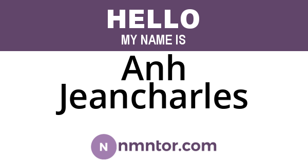 Anh Jeancharles
