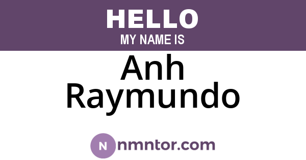 Anh Raymundo