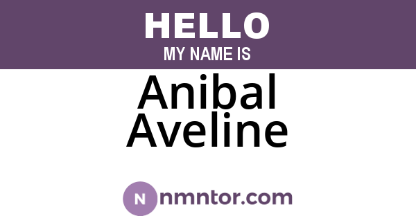 Anibal Aveline