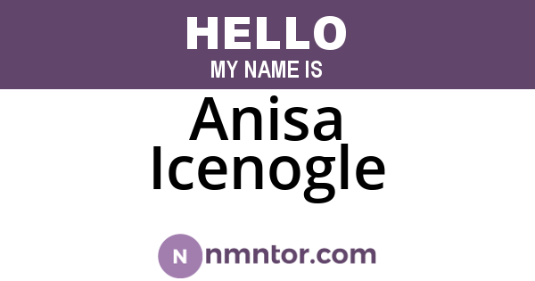 Anisa Icenogle