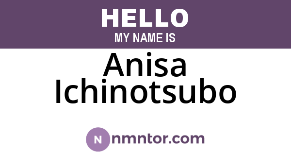 Anisa Ichinotsubo