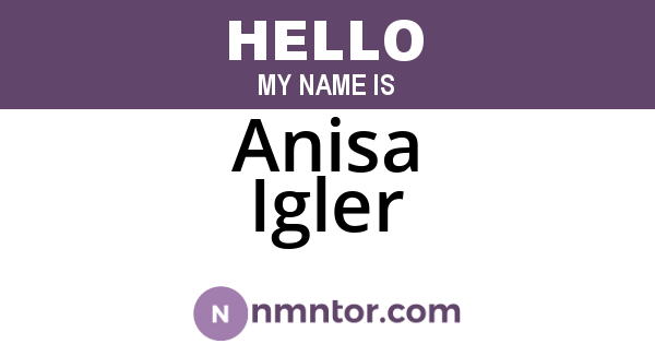 Anisa Igler