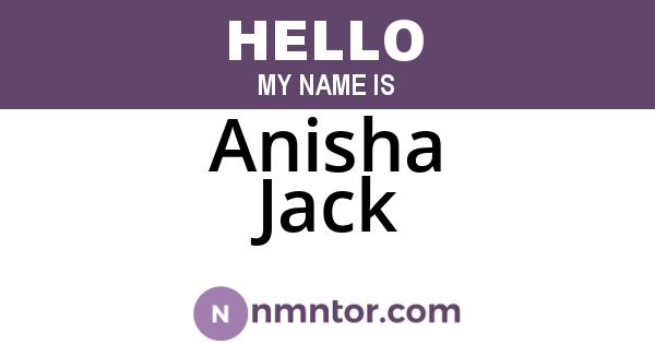 Anisha Jack