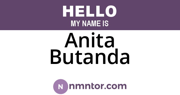 Anita Butanda