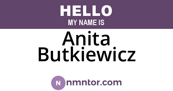 Anita Butkiewicz