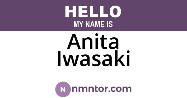 Anita Iwasaki