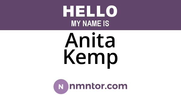 Anita Kemp