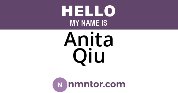 Anita Qiu
