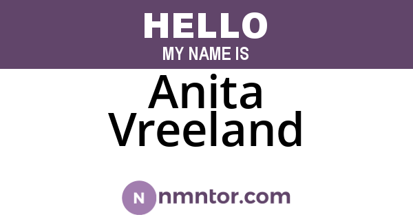 Anita Vreeland