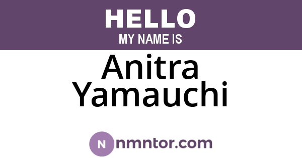 Anitra Yamauchi