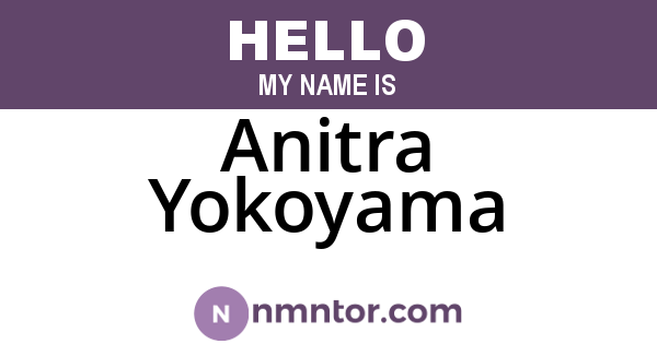 Anitra Yokoyama