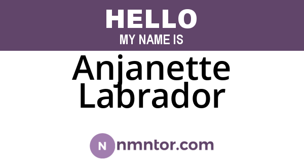 Anjanette Labrador