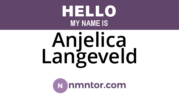 Anjelica Langeveld