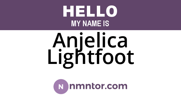Anjelica Lightfoot