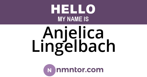 Anjelica Lingelbach