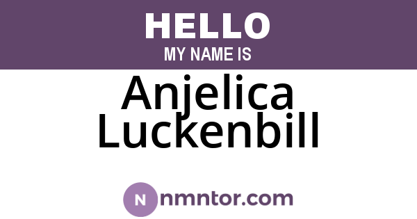 Anjelica Luckenbill