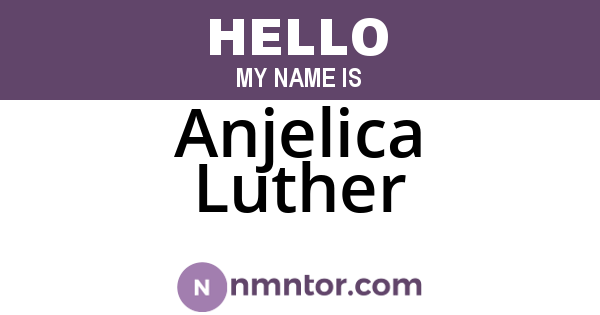 Anjelica Luther