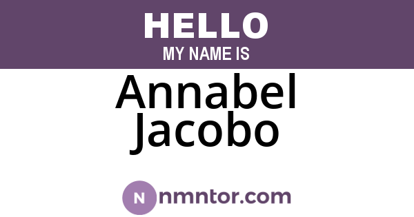 Annabel Jacobo