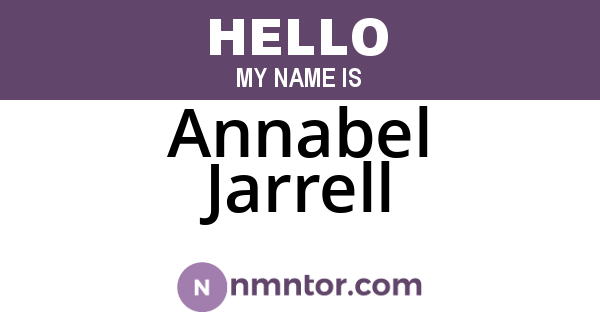 Annabel Jarrell