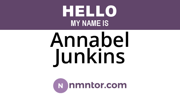 Annabel Junkins