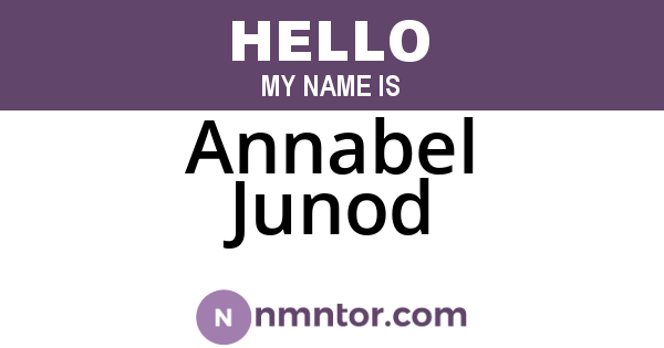 Annabel Junod