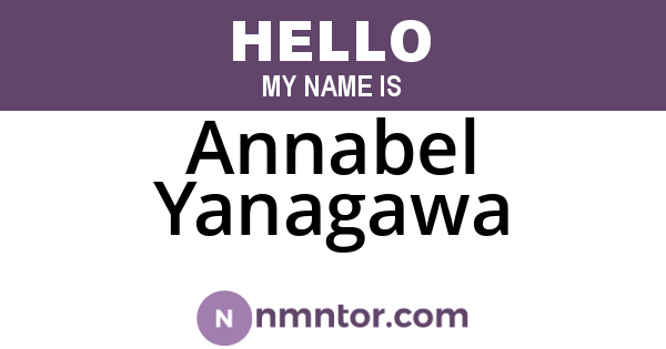 Annabel Yanagawa