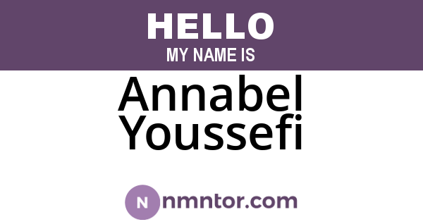 Annabel Youssefi