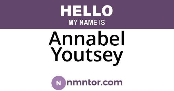 Annabel Youtsey