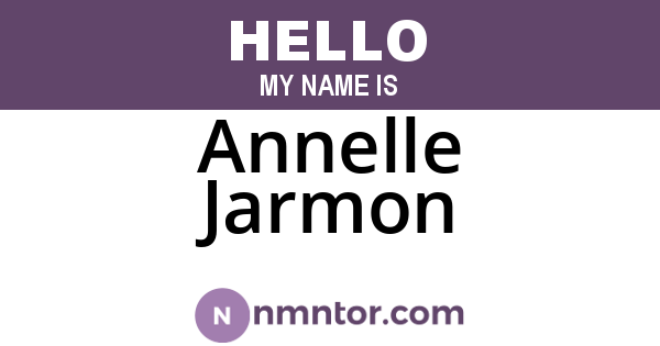 Annelle Jarmon
