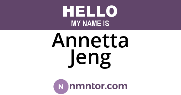 Annetta Jeng