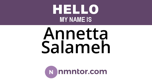 Annetta Salameh