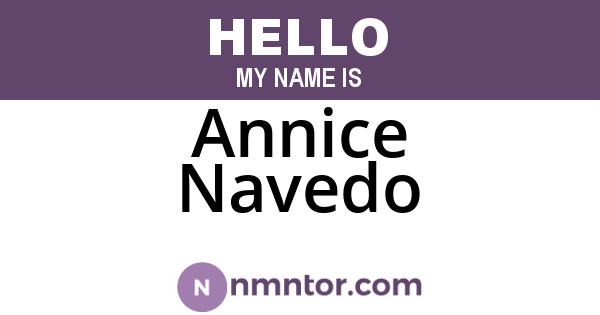 Annice Navedo