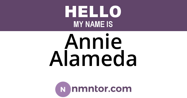 Annie Alameda