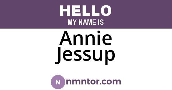 Annie Jessup
