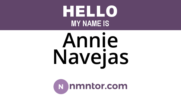 Annie Navejas