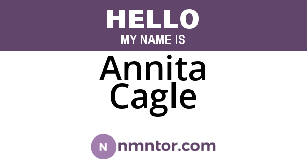 Annita Cagle