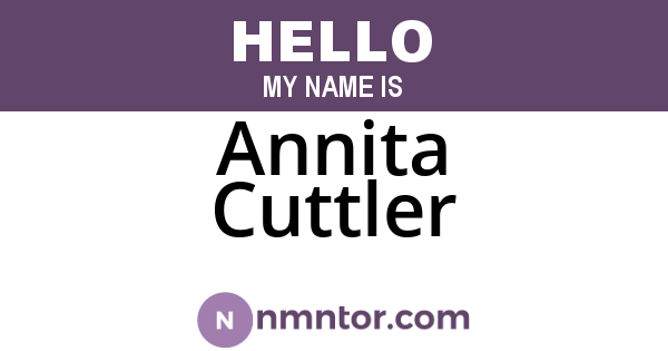 Annita Cuttler