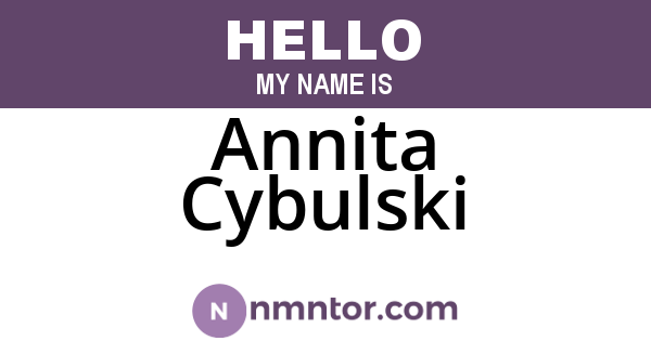 Annita Cybulski